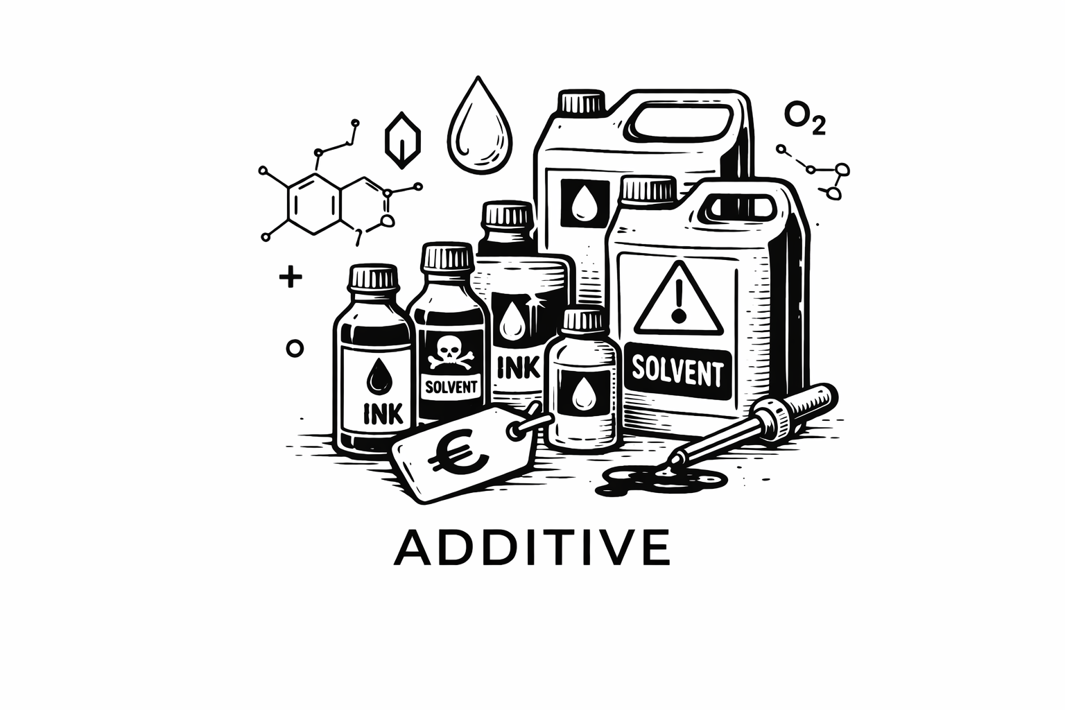 Alternative Tinten und Verbrauchsmittel